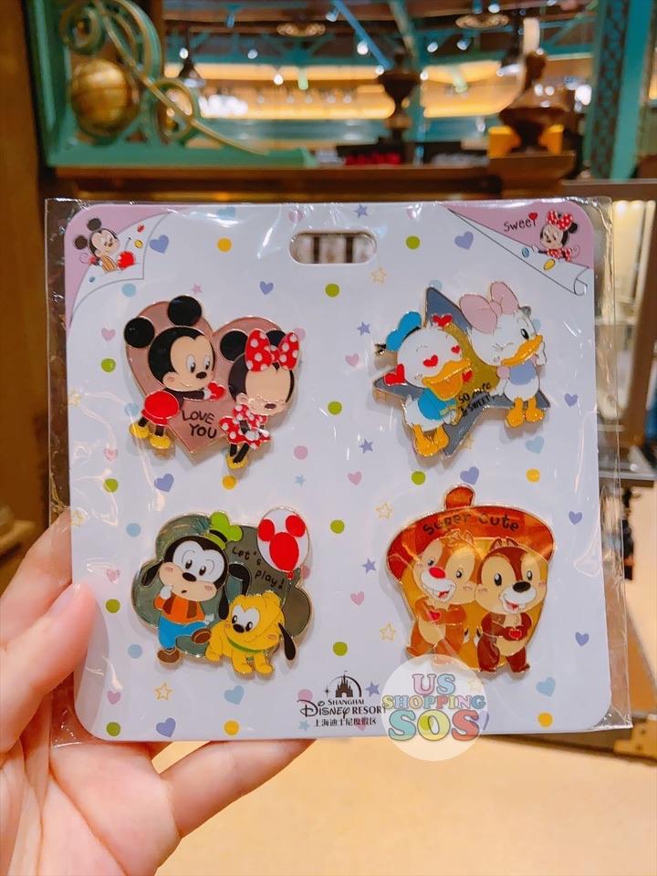 SHDL - Super Cute Mickey & Friends Collection - Pins Set