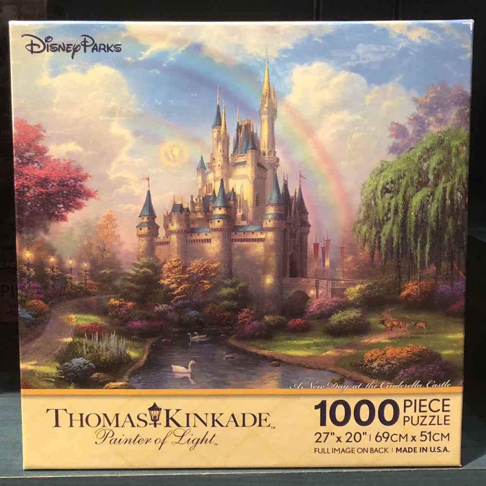 DLR - 1000 Piece Disney Parks Puzzle by Thomas Kinkade - Cinderella Castle