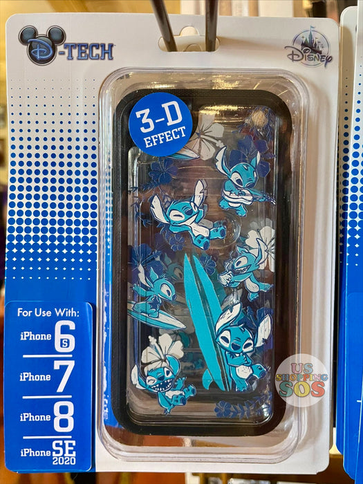 DISNEY PARKS STITCH 3D EFFECT D-Tech iPHONE 13 PRO Case Cover