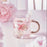 Starbucks China - Cherry Blossom 2022 - 37. Golden Sakura Golden Handle Glass 355ml