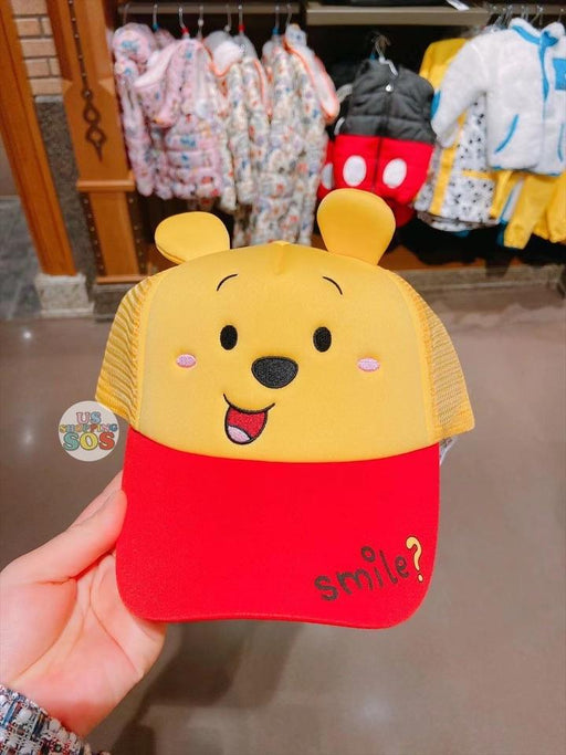 SHDL - Super Cute Winnie the Pooh & Friends Collection - Cap (Adjustable) for Youth x Winnie the Pooh Smile