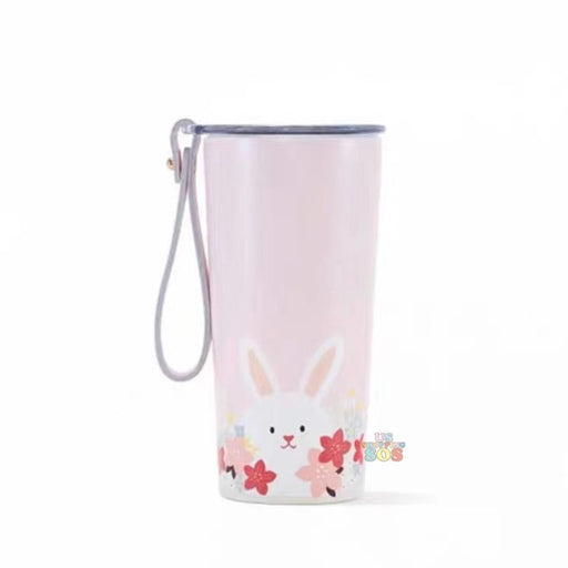 Starbucks China - Sakura Rabbit 2023 - 3. Rabbit in Sakura Stainless Steel Cup 355ml