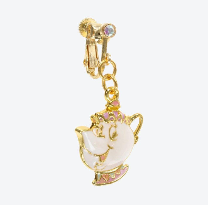 TDR - Beauty and the Beast Magical Story Collection - Chip On Earrings x Mrs. Potts & Chip