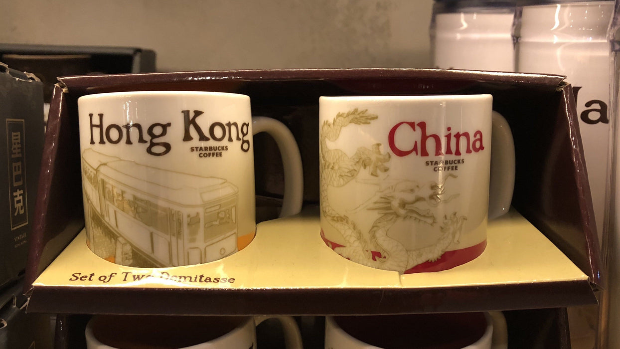 Starbucks - 3oz Hong Kong & China Demitasse Set