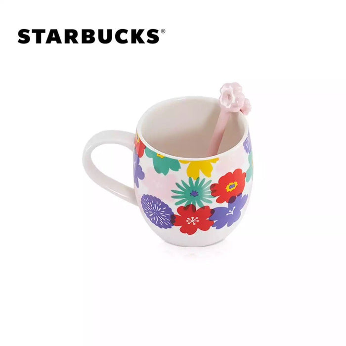 Starbucks China - Spring Blooming 2021 - Flower Stir Blooming Logo Mug 414ml