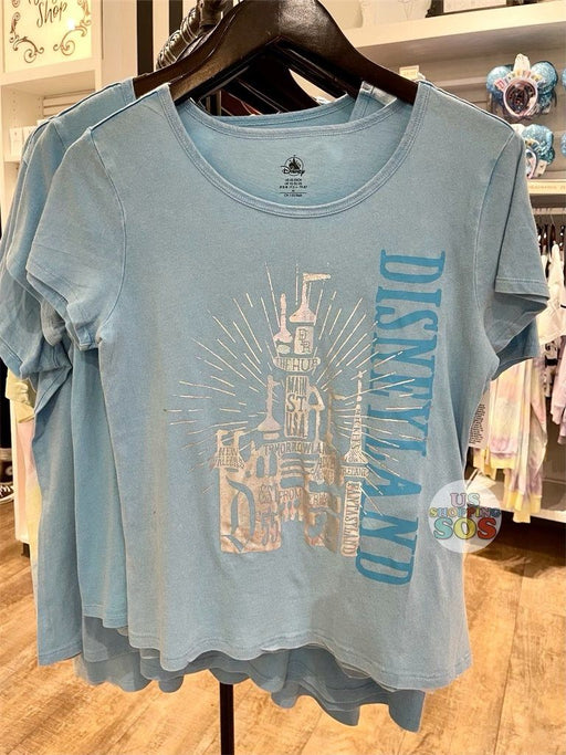 DLR - "Disneyland" Castle Aqua Fashion Top (Adult)