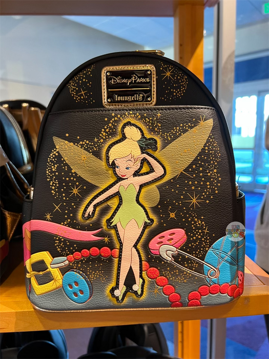DLR Loungefly Tinker Bell Glow in Dark Backpack USShoppingSOS