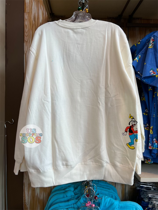 DLR - Vintage Mickey & Friend White Pullover (Adult)