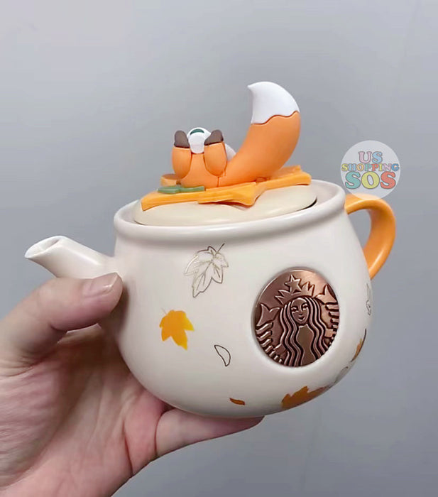 Starbucks China - Autumn Forest - 7. Foxy Teapot & Glass Mug