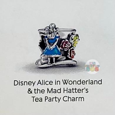 WDW - Alice in Wonderland x Pandora - The Mad Hatter's Tea Party Charm