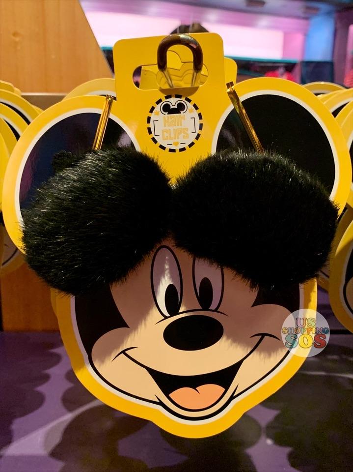 DLR - Character Fluffy Ear Hair Clip - Mickey Mouse