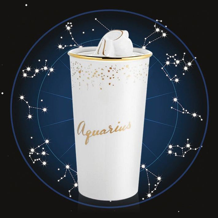 Starbucks China - 12oz Horoscope Double Wall Tumbler - Aquarius ♒️