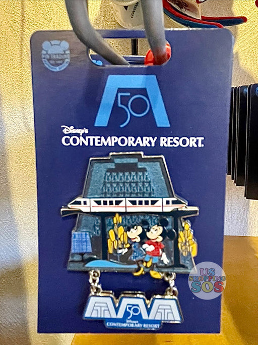 WDW - Disney’s Contemporary Resort Mickey & Minnie Monorail Pin
