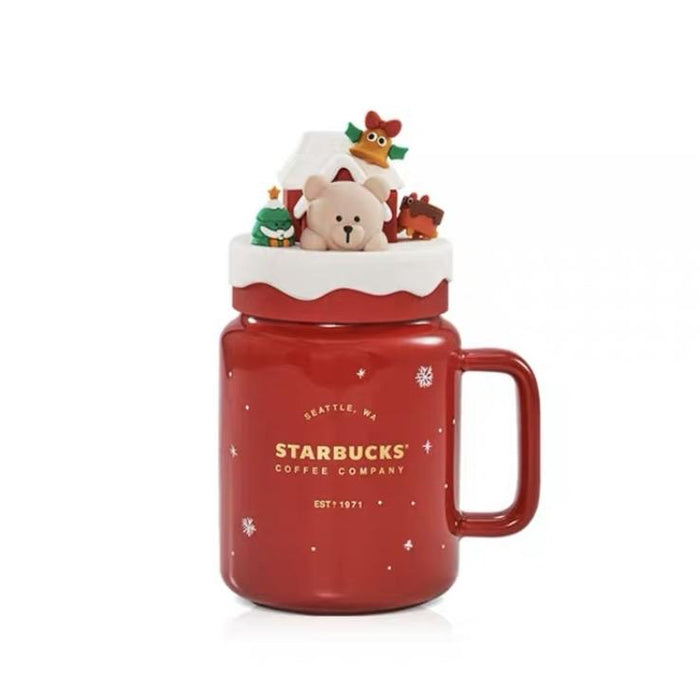 Starbucks China - Christmas Time 2020 Cuteness Overload - Christmas House Mason Jar 435ml
