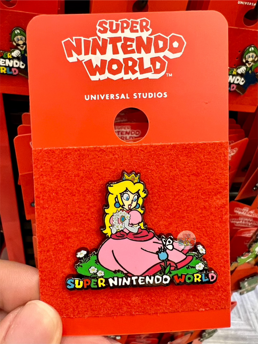 Universal Studios - Super Nintendo World - Princess Peach Logo Pin