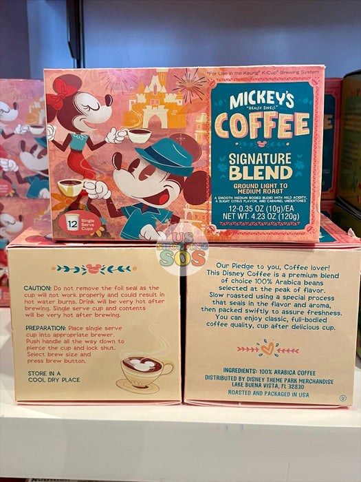 WDW Mickey's Coffee 12 K-Cup Pods Signature Blend — USShoppingSOS