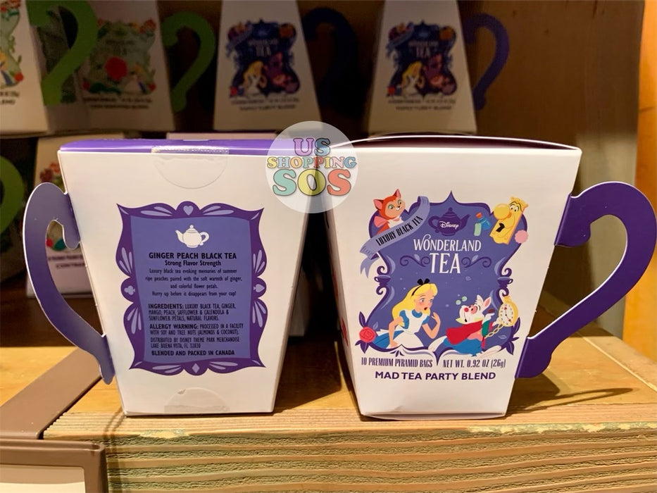  Disney Parks Exclusive - Alice in Wonderland Luxury Black Tea  - Mad Tea Party Blend - 10 Bags : Grocery & Gourmet Food
