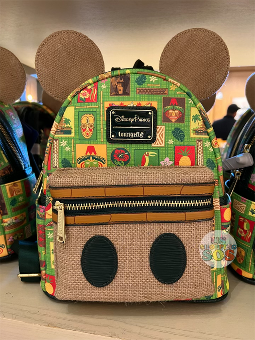 DLR WDW Walt Disney World 50 Mickey Mouse The Main Attraction Series 5 of 12 Enchanted Tiki Room Loungefly Backpack