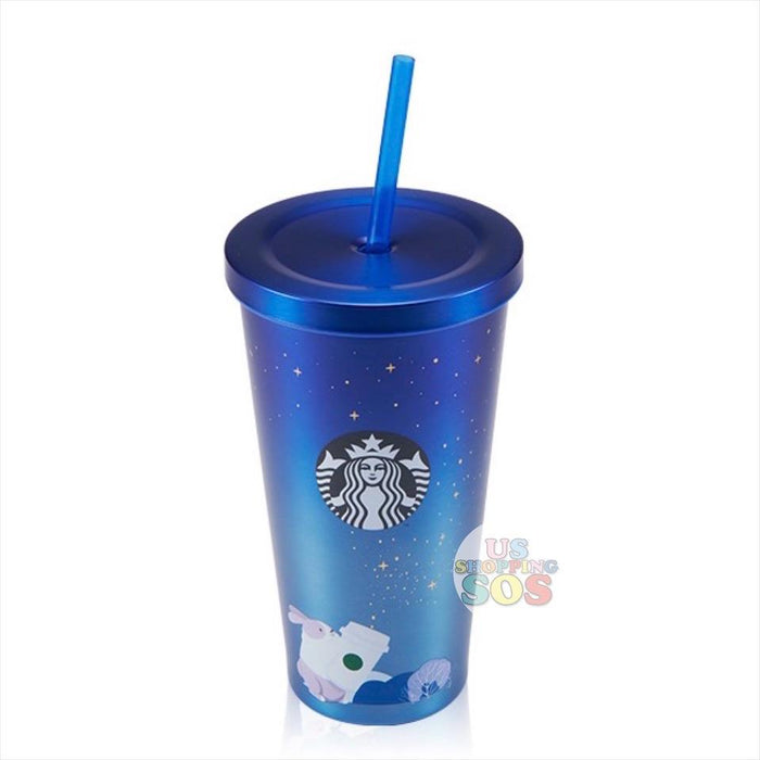Starbucks China - Midnight Bunny - Coffee Fun Stainless Steel Straw Tumbler 550ml