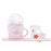 Starbucks China - Sakura Rabbit 2023 - 8. Pink Rabbit Water Globe Ceramic Mug 89ml + Desk Decor