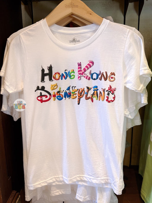 HKDL - Disney Character Letter Art with "Hong Kong Disneyland" Wordings T Shirt for Adults
