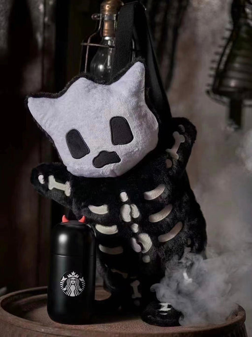 Starbucks China - Halloween 2021 - 3. Skeleton Pouch + Devil Stainless Steel Bottle 220ml