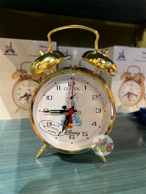 DLR/WDW - Walt Disney World 50 - Citizen Double Bell Alarm Clock