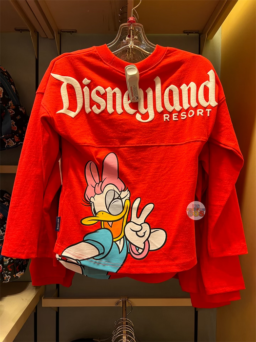 DLR Spirit Jersey Minnie Daisy Disneyland Resort Red Pullover Y USShoppingSOS