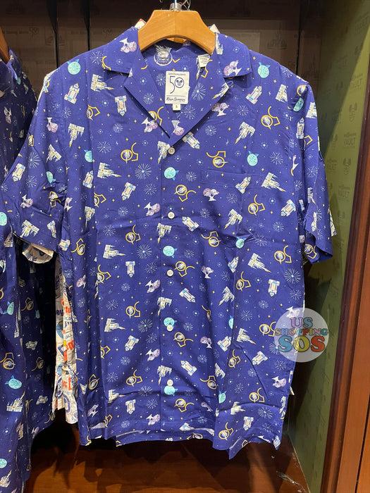 WDW - Walt Disney World 50 - Reyn Spooner All-Over-Print Button-Up Shirt (Adult)