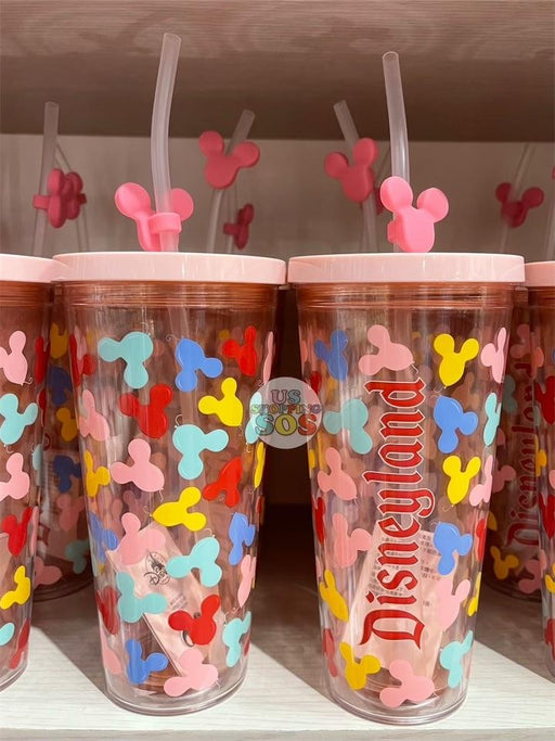 DLR - Plastic Cold Cup with Topper - Disneyland Mickey Balloons