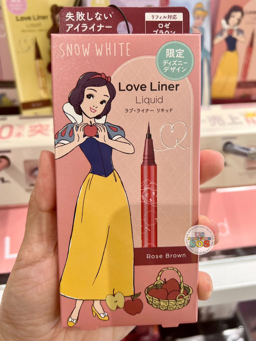 Japan Disney Princess x Love Liner Liquid Eyeliner - Snow White Rose Brown