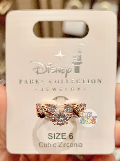 DLR - Disney Parks Jewelry - Cubic Zirconia Mickey Icon Twist Ring