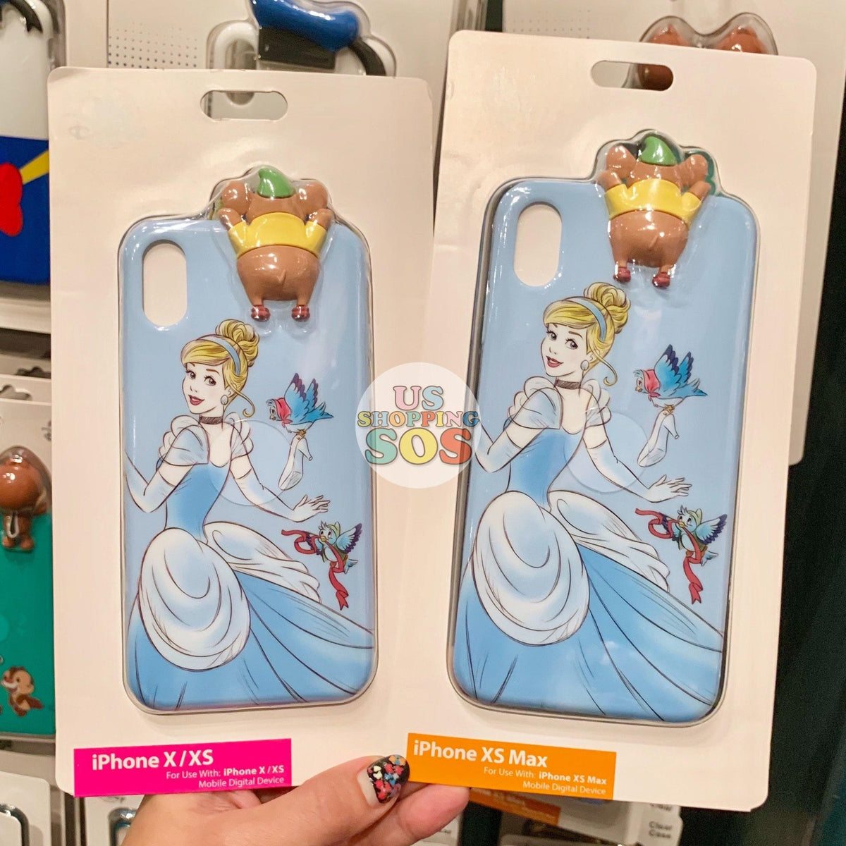 DLR - Disney Princess iPhone Case - Cinderella with 3D Gus DLR - Disney Princess iPhone Case - Cinderella with 3D Gus