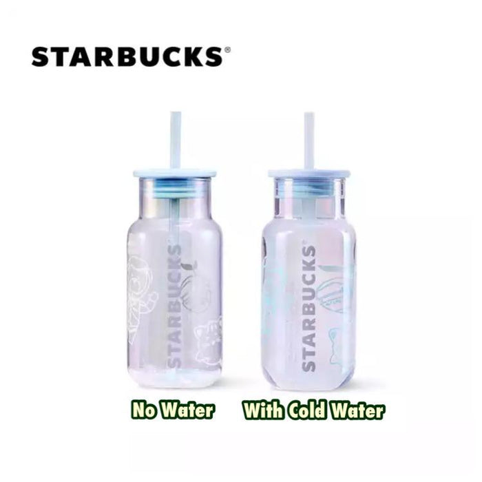 Starbucks China - Astronaut 2021 - 28. Heat Color Changing Glass Sipper 473ml