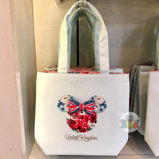 WDW - Epcot World Showcase United Kingdom - Minnie Royal Rose Tote Bag