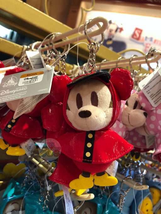 HKDL - Raincoat Plush Keychain - Mickey Mouse