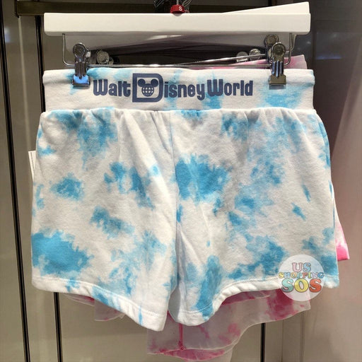 WDW - Tie-Dye "Walt Disney World" Lounge Shorts Blue (Adult)