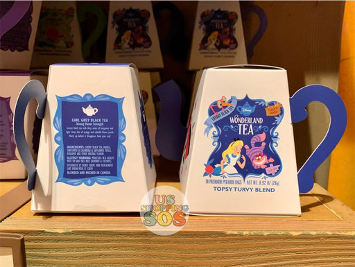 DLR - Disney Wonderland Tea - Topsy Turvy Blend Earl Grey Black Tea (10 Bags)