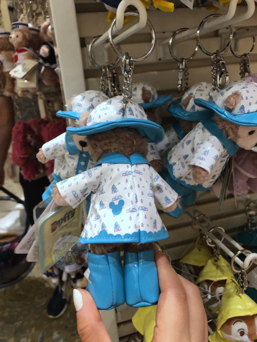 HKDL - Duffy & Friends Raincoat Plush Keychain x Duffy