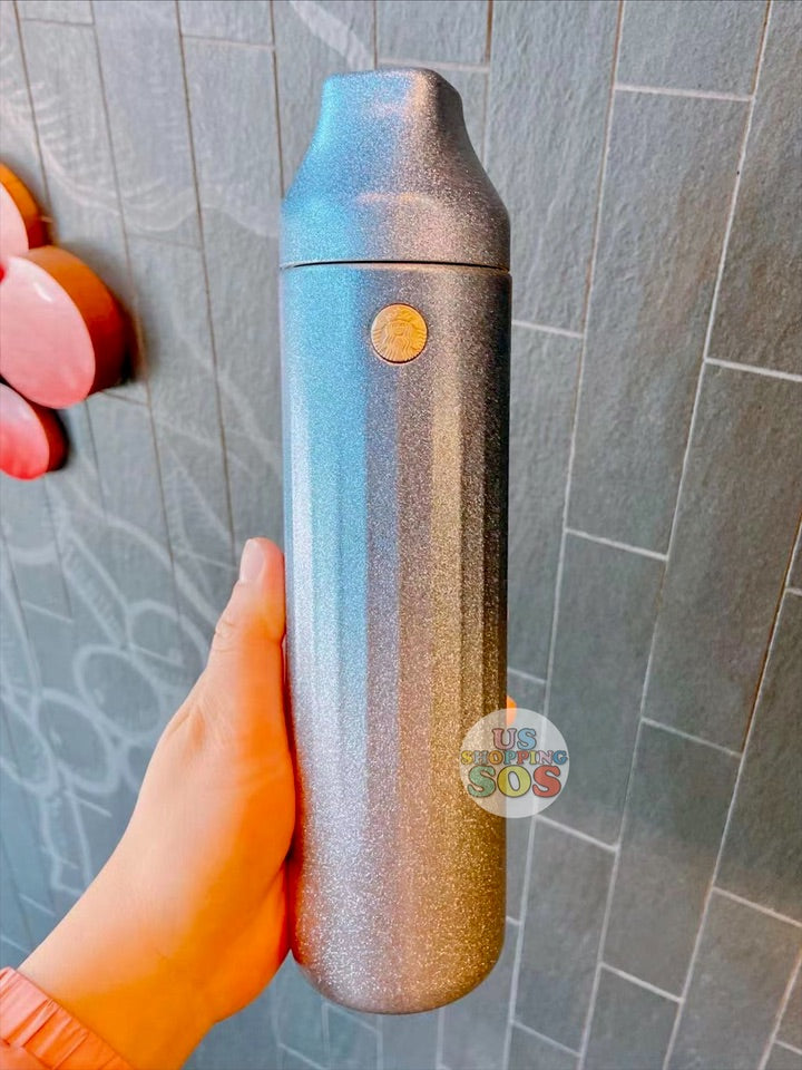 Starbucks China - Christmas 2021 - 61. Blue Ombré Glitter Stainless Steel Water Bottle 400ml