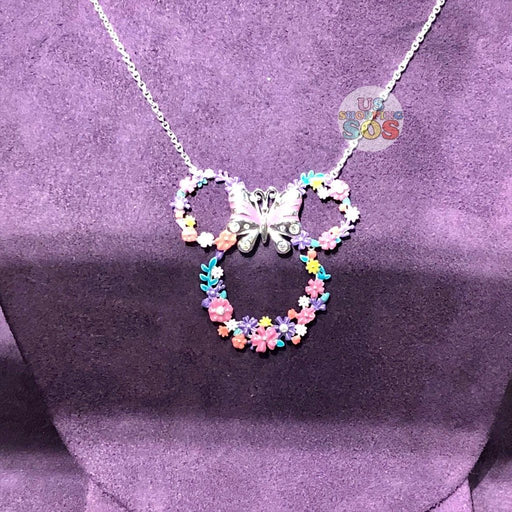 WDW - Rebecca Hook Jewelry - Minnie Spring Flowers & Butterfly Necklace