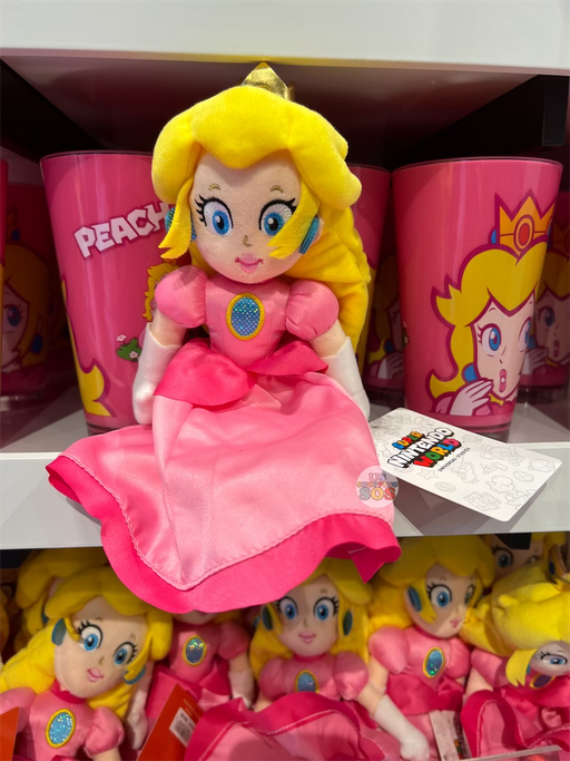 Universal Studios - Super Nintendo World - Princess Peach Plush Toy (Size S ~ Standing 12”)