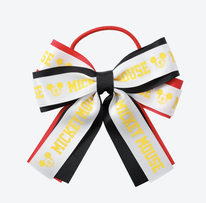 TDR - Hair Ties Set - Embroidery Mickey Mouse & Ribbon