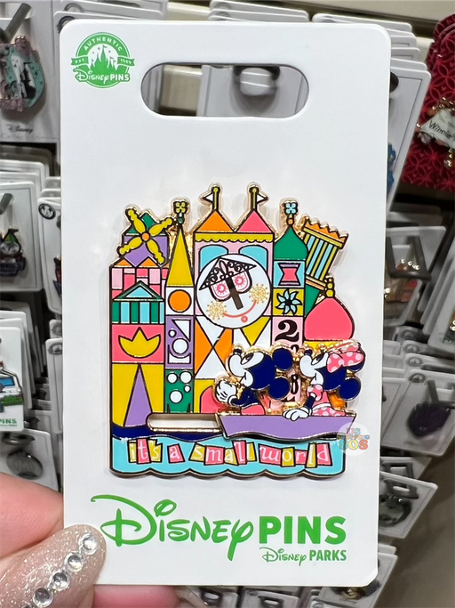 DLR - Attraction Pin - It’s A Small World Mickey & Minnie