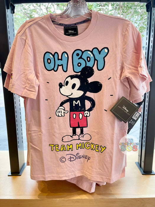 DLR/WDW - Artist Series - Oh Boy Team Mickey T-shirt by Nanako Kanemitsu (Adult)