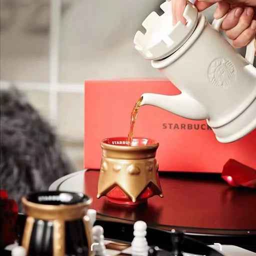 Starbucks China - Valentine’s Checker 2022 - 14. Chess Love Teapot & Teacup Set of 3