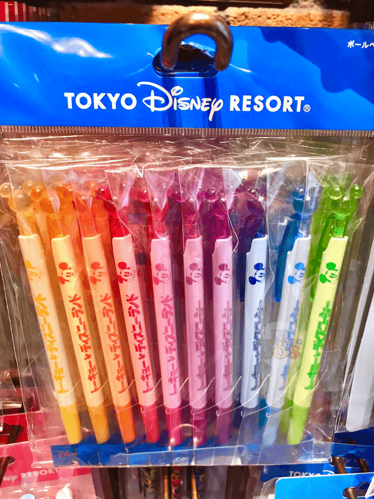 TDR - Mickey Icon Multicolor Ballpoint Pen Set (of 10)