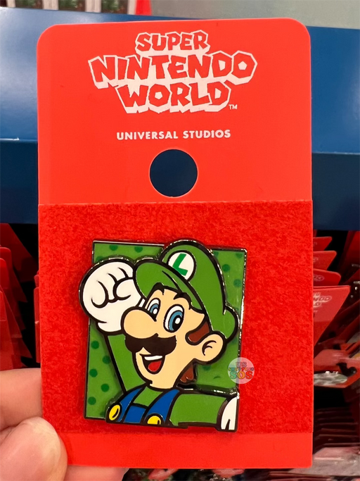 Universal Studios - Super Nintendo World - Luigi Character Pin