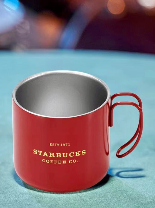 Starbucks China - Christmas 2021 - 94. Christmas Red Stainless Steel Classic Cup 355ml
