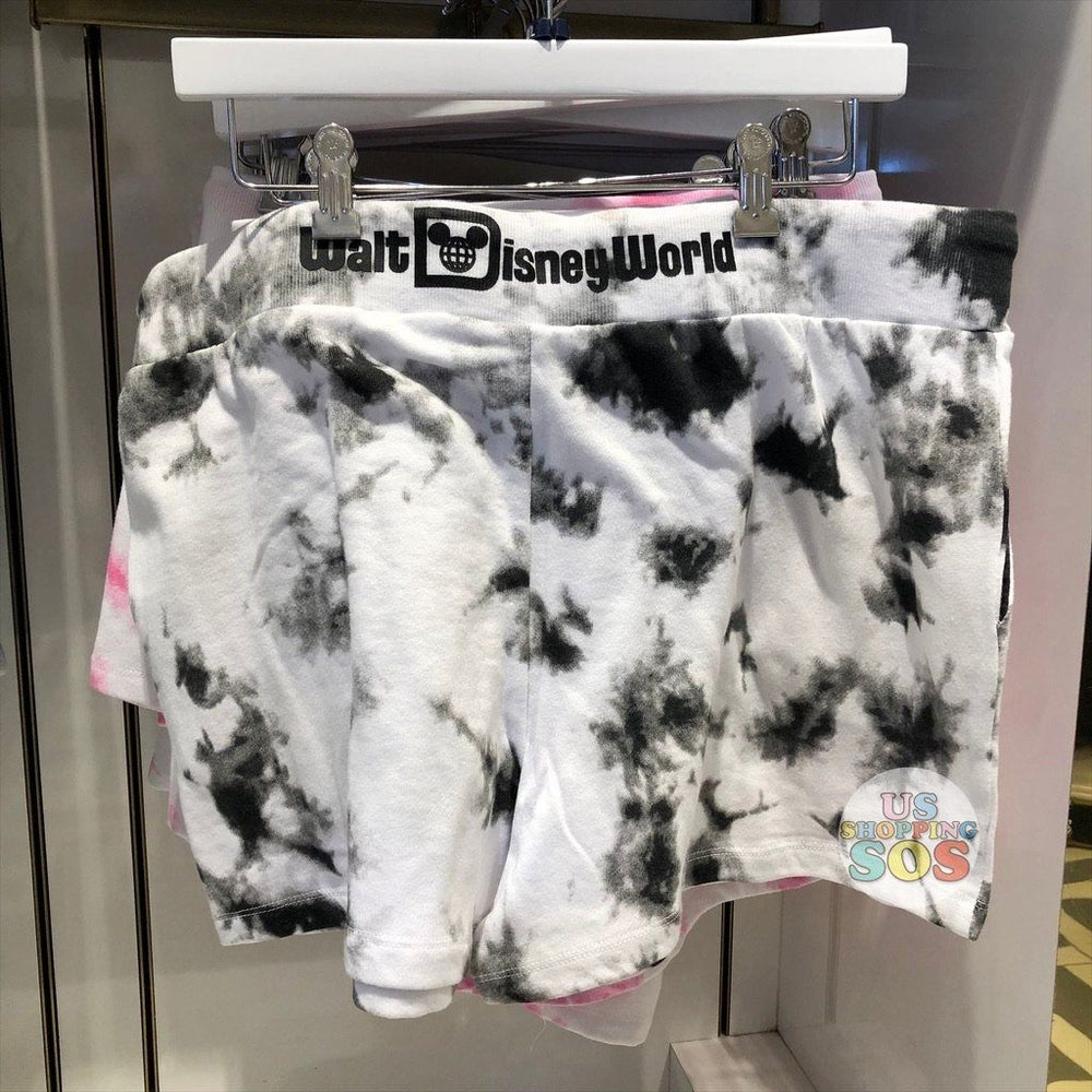 WDW - Tie-Dye "Walt Disney World" Lounge Shorts Black (Adult)